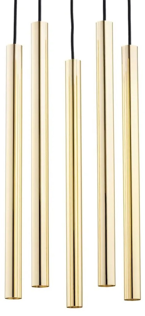 Lustra cu 5 pendule design minimalist Sicilia plus alama