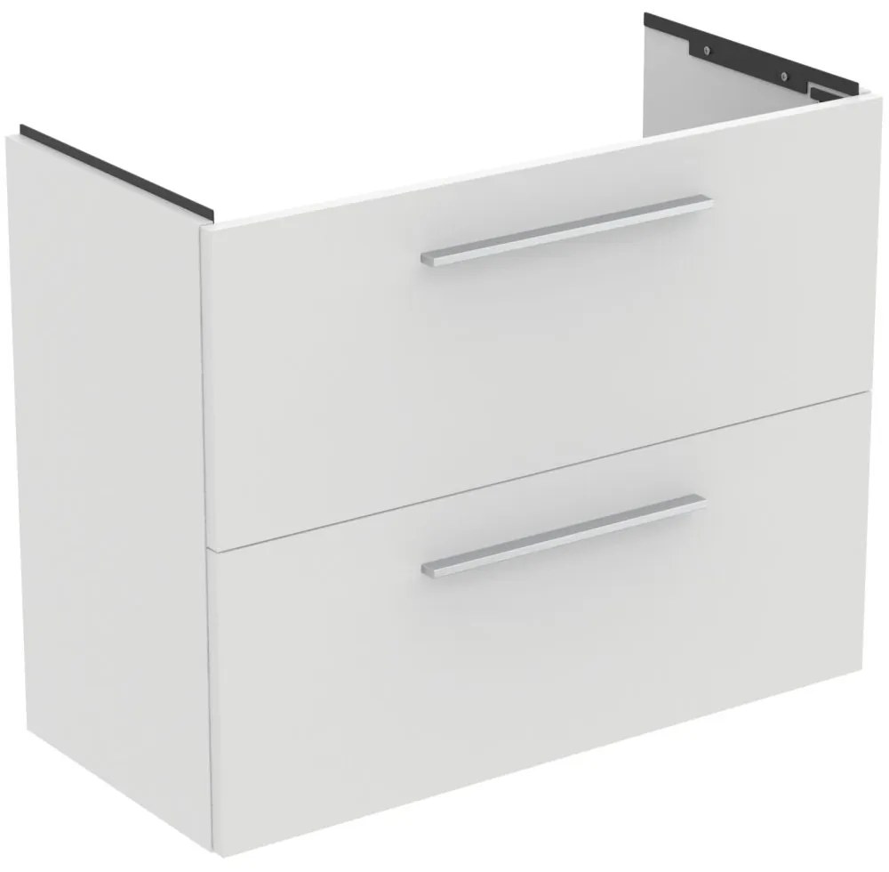 Dulap baza lavoar, 80x38x63 cm, 2 sertare, alb mat Alb mat