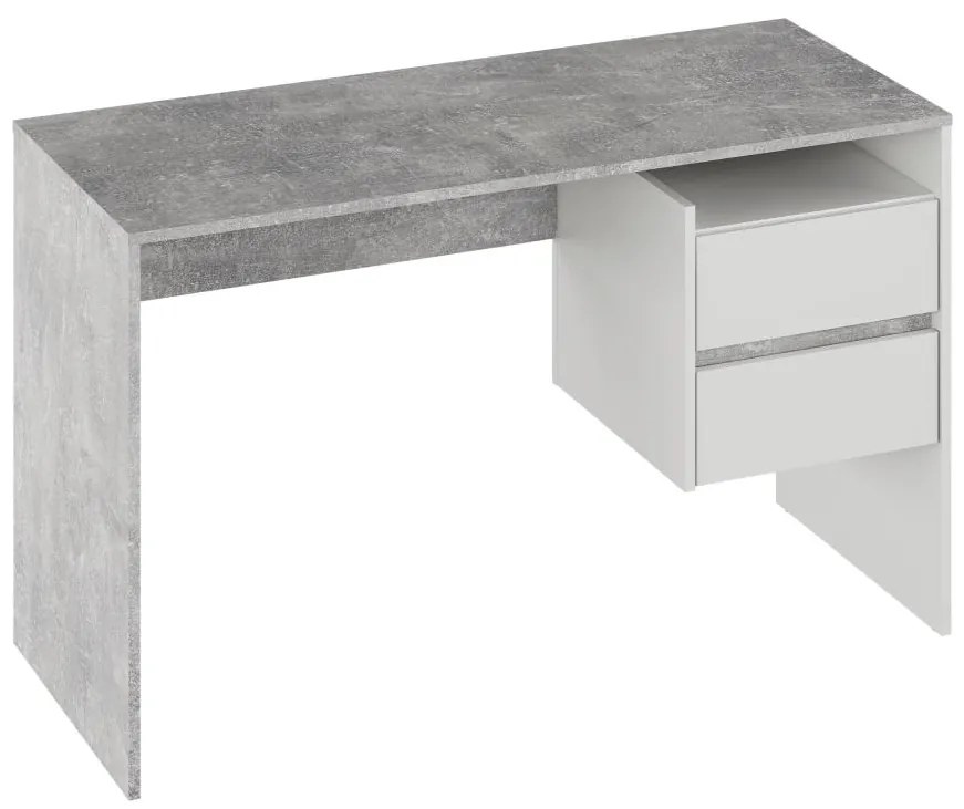 Masă PC Titanes (beton + alb) . 1116530