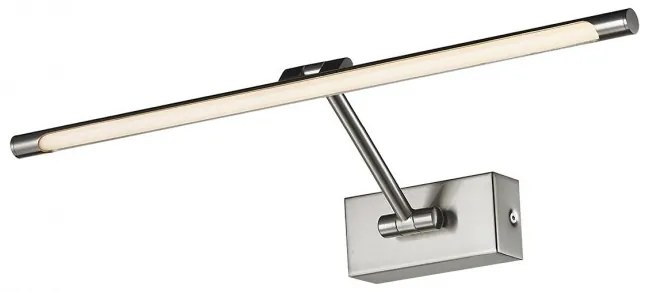 Aplica de perete LED pentru tablou cu brat directionabil DaVinci 48 nickel satin
