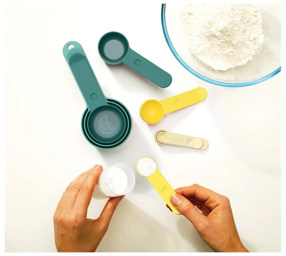 Set 8 cupe pentru bucătărie Joseph Joseph Nest Measure Opal