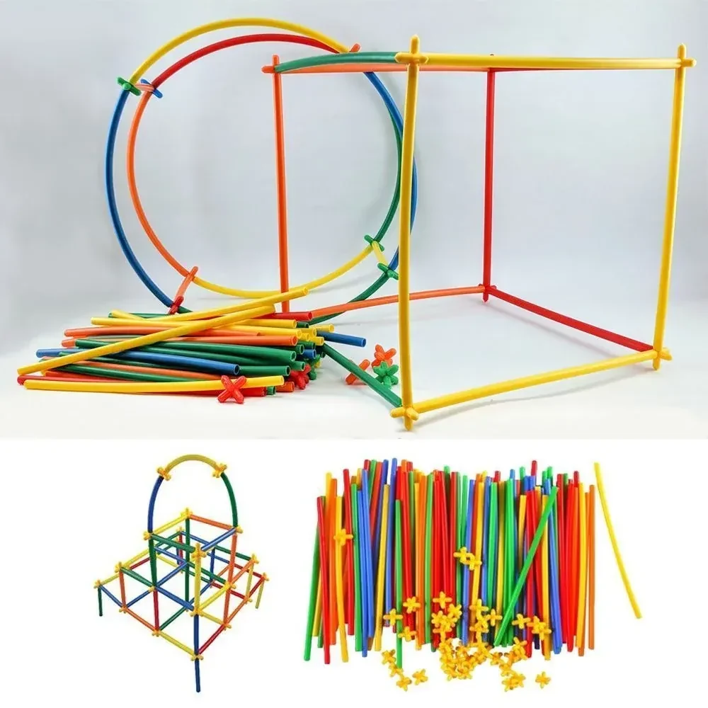 Trusă de modelare creativă pentru copii - bastoane pliabile - 500 de bucăți