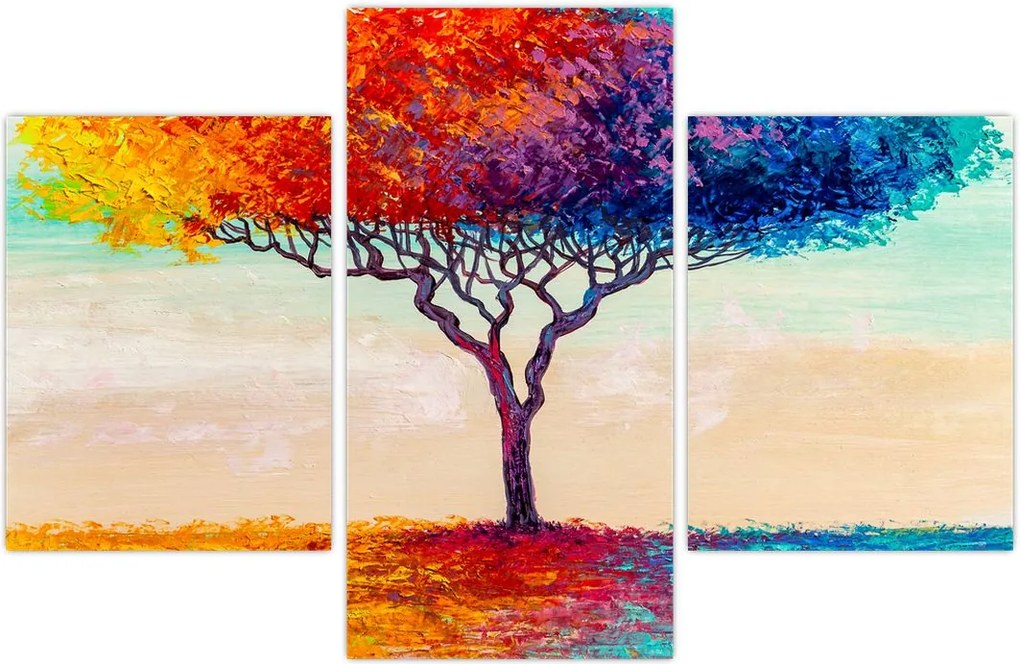 Tablou cu pom pictat (90x60 cm)