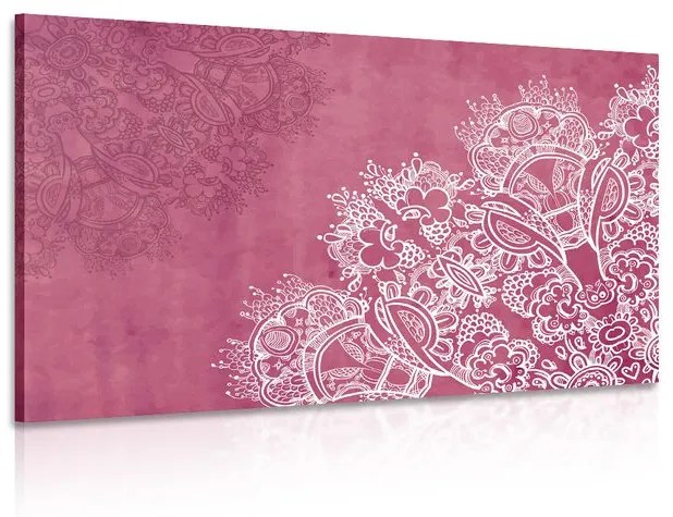 Tablou elemente de mandala florală