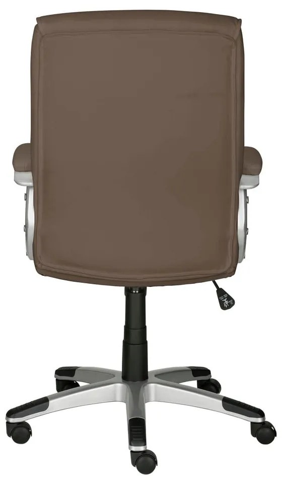 Scaun de birou maro din imitație de piele Flori – Støraa