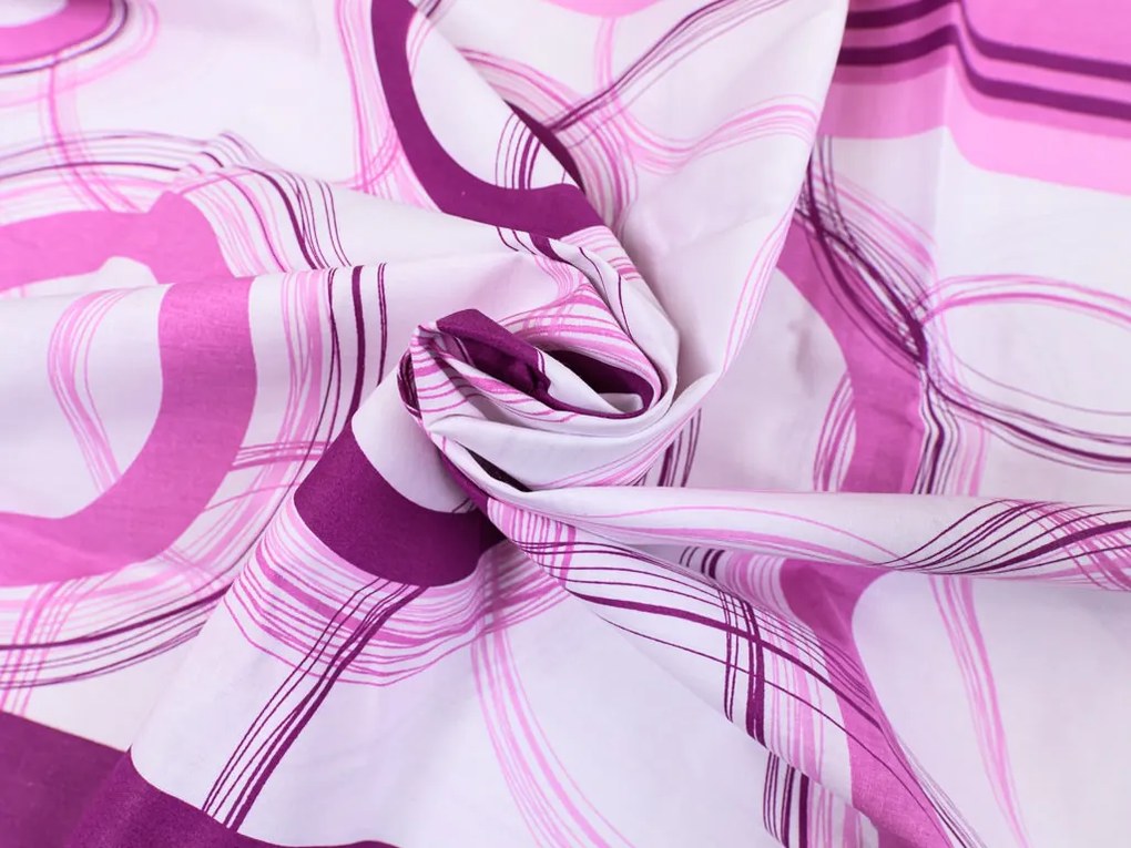 Lenjerie de pat din bumbac KATIE roz Dimensiune lenjerie de pat: 70 x 90 cm | 140 x 200 cm