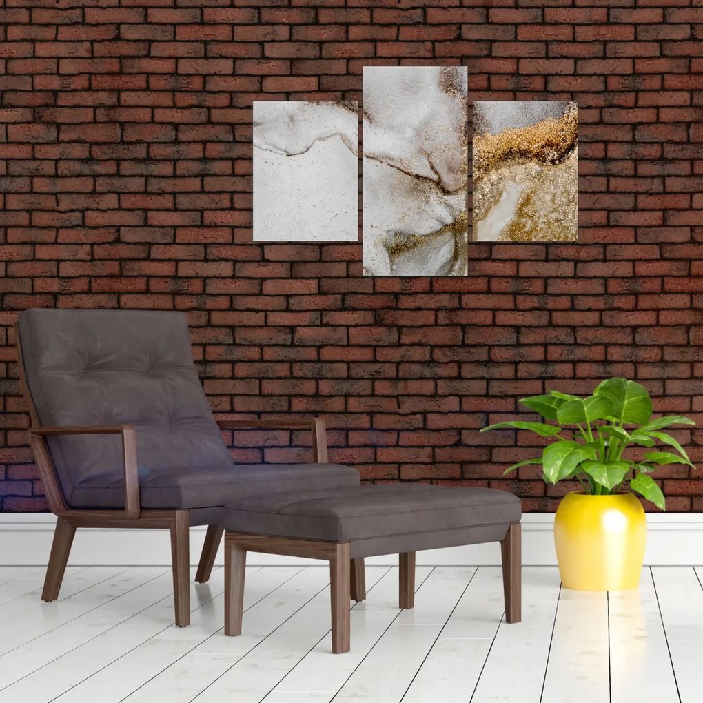 Tablou - Cerneală de marmură (90x60 cm)