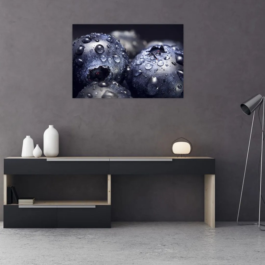 Tablou cu fructe cu picături de apă (90x60 cm)