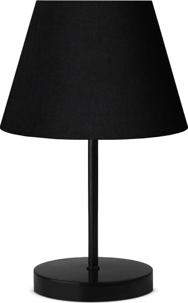 Veioza AYD-3156, negru, material textil/metal, 22x36 cm