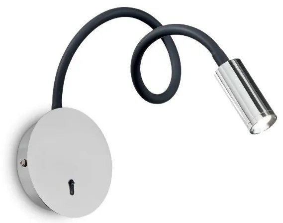 Aplica LED minimalista cu brat orientabil FOCUS-2 AP CROMO