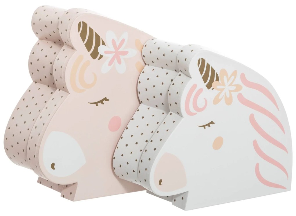 Cutii decorative in forma de unicorn, 2 buc