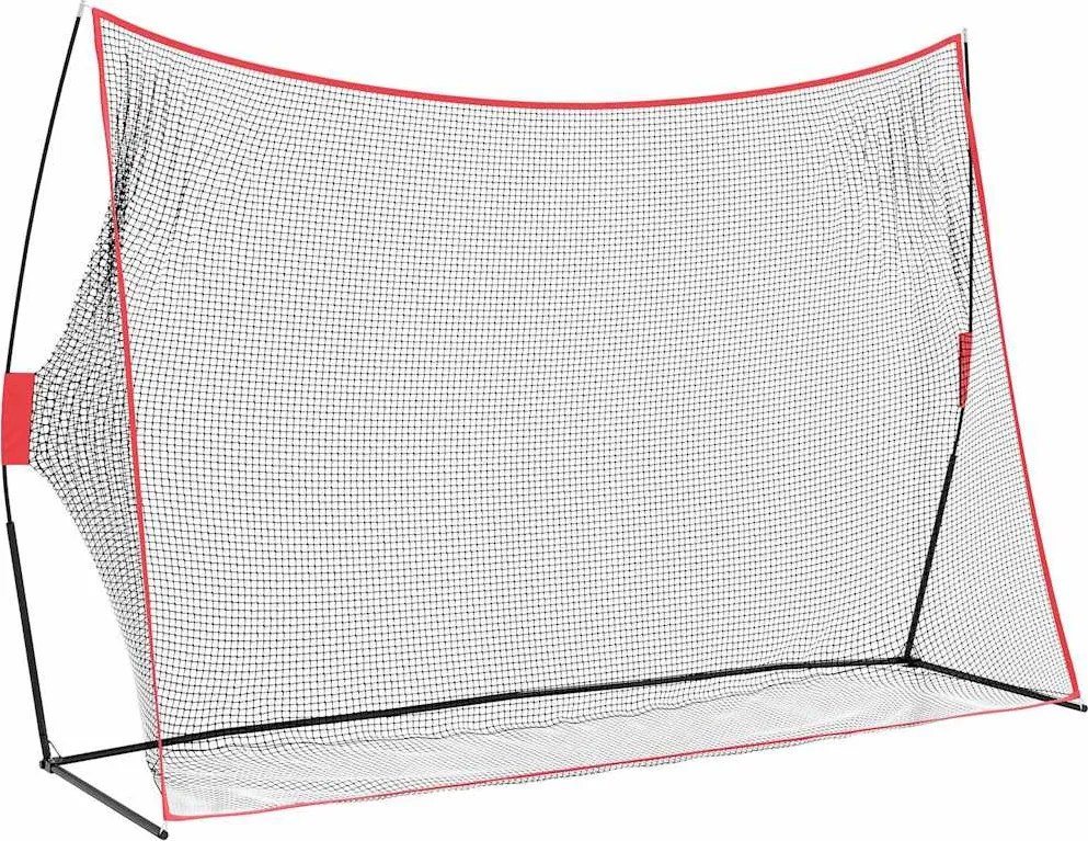 vidaXL Instrument de antrenament golf Negru 314 x 92 x 214 cm