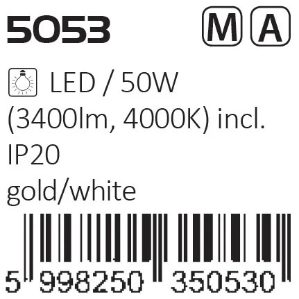 Plafoniera LED camera de zi, sufragerie, dormitor Carmella 5053 RX