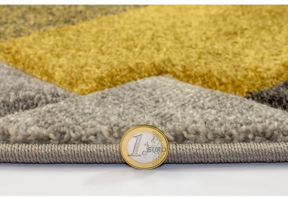Covor galben/gri 160x230 cm Nimbus – Flair Rugs