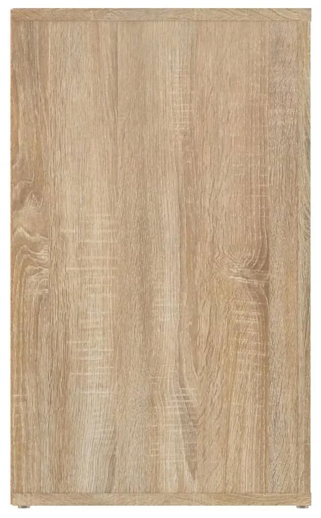 Noptiera, stejar sonoma, 50x36x60 cm, lemn prelucrat
