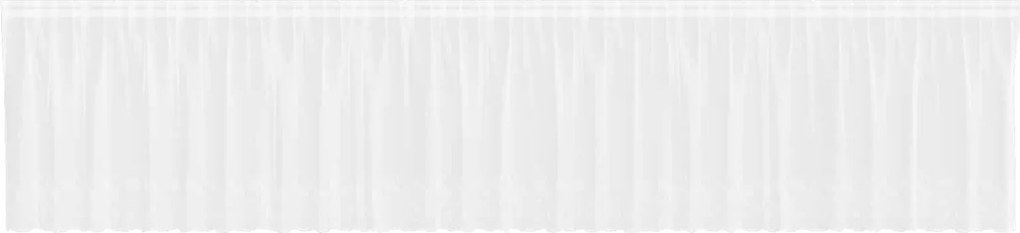 vidaXL Cortină din Dantelă cu perdele Alb 180 x 750 cm Poliester