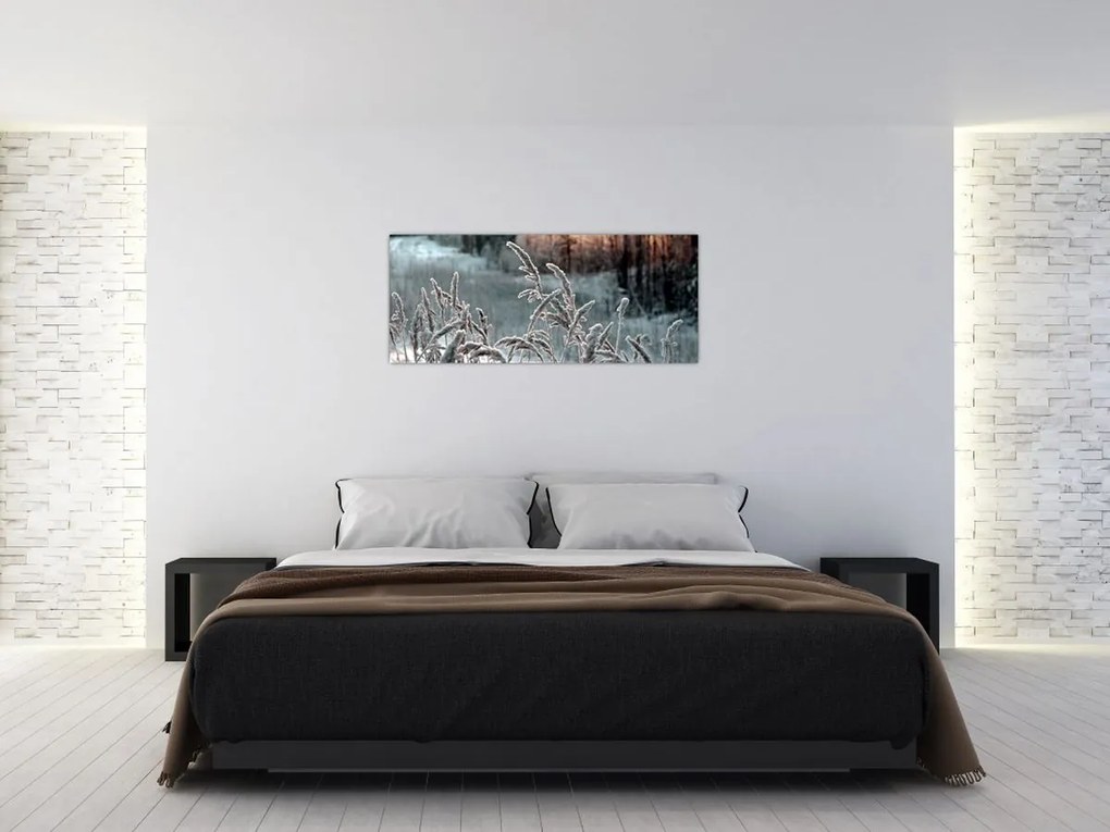 Tablou - Pajiște înghețată (120x50 cm)