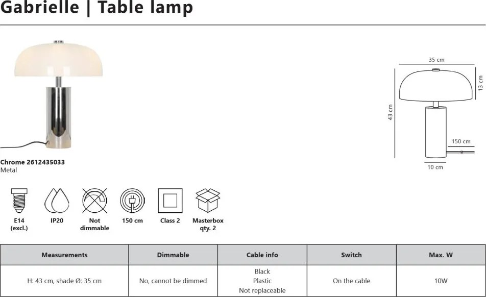 Veioza design nordic modern Gabrielle