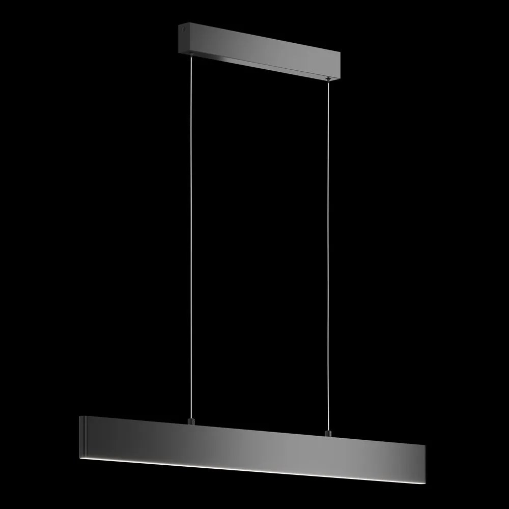 Lustra LED suspendata design modern Step negru 23W 4000K