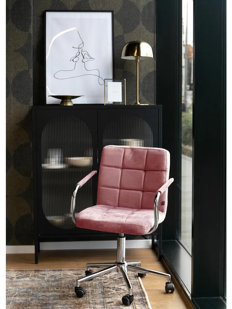 Scaun de birou Seattle (roz + argintiu). 1098709