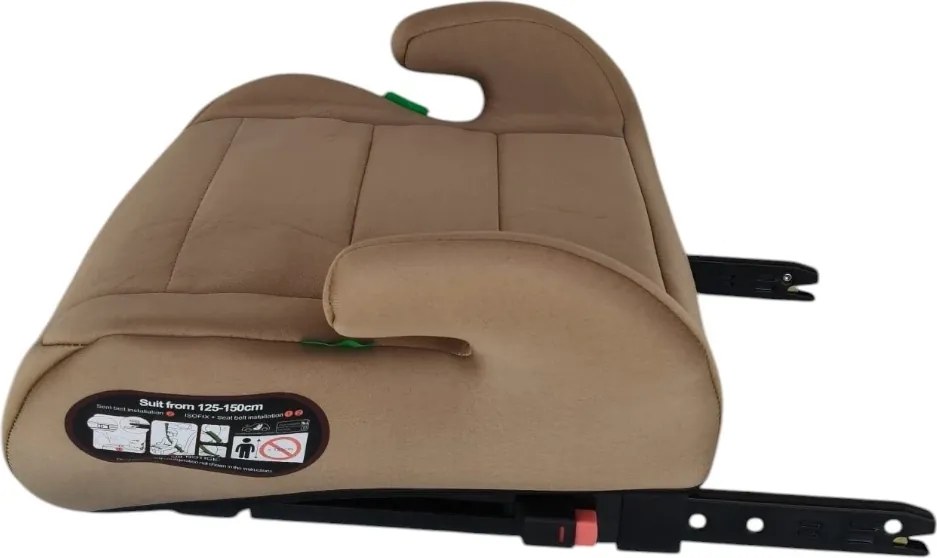 Inaltator auto cu ISOFIX NOVOKIDS Splend'or Edition HF-06, R129 i-Size, 125-150 cm, 15-36 kg, Crem Bej