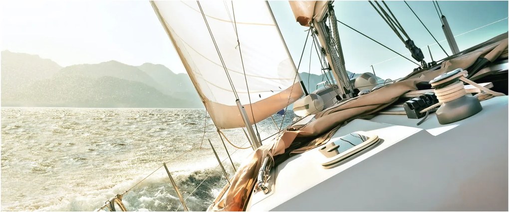 Tablou - Yacht (120x50 cm)