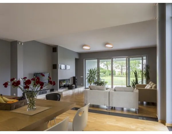 Plafonieră LED Kanlux 36509 RIFA LED/17,5W/230V 3000K maro