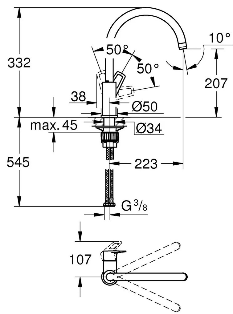 Grohe scurgator 40854SD0