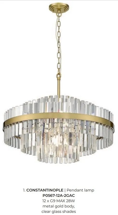 Lustra suspendata design deosebit CONSTANTINOPLE 60cm