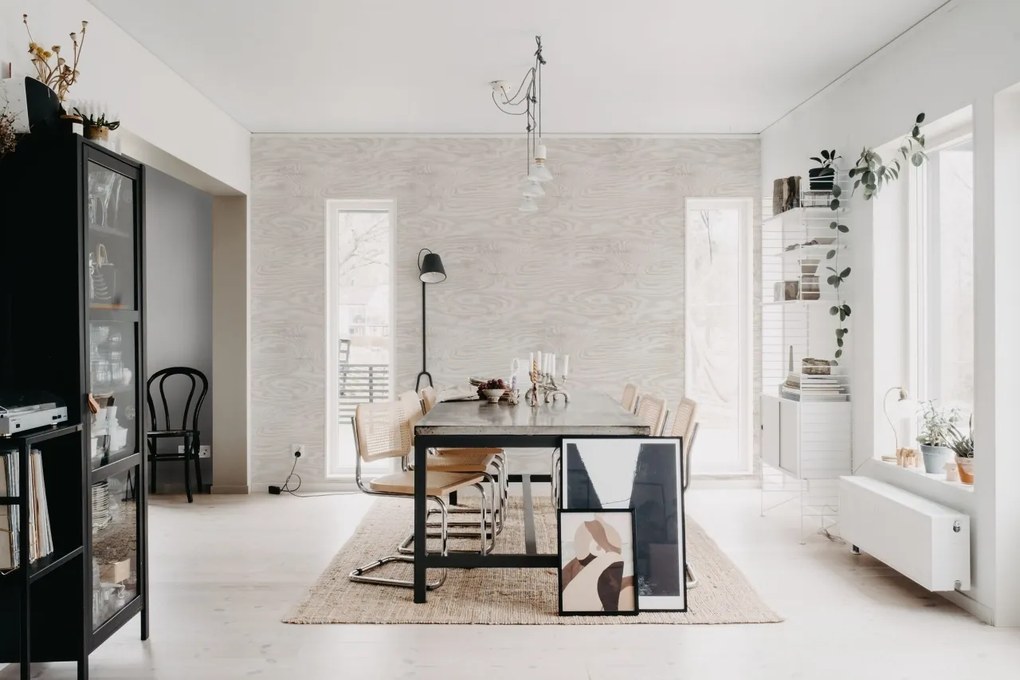 Fototapet, Plywood, Gray, Rebel Walls