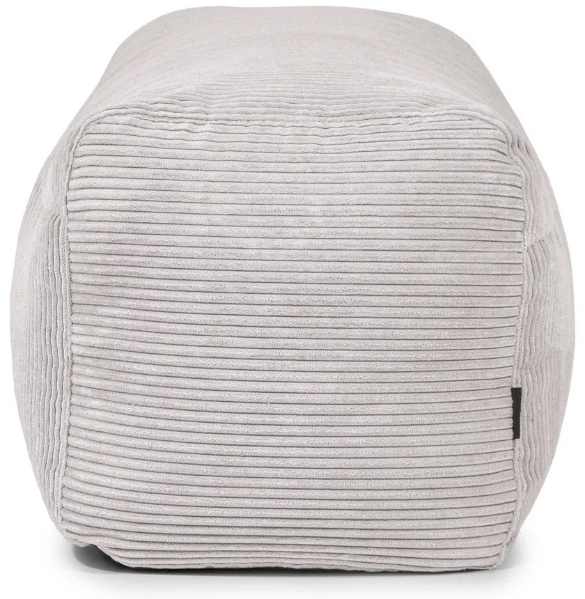 Fotoliu bean bag galben muștar cu tapițerie din catifea reiată Plus 100 Lounge – SLOWDOWN