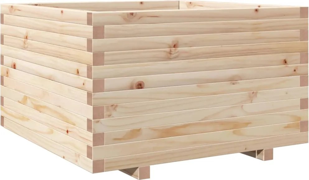 vidaXL Jardinieră de grădină, 80x80x49,5 cm, lemn masiv de pin