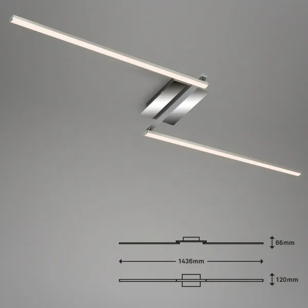 Lustră LED aplicată STAFF 2xLED/6W/230V Briloner 3500-018