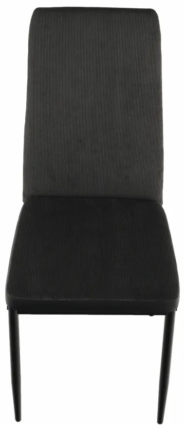 Scaun de sufragerie Enrico (gri închis + negru). 1016553