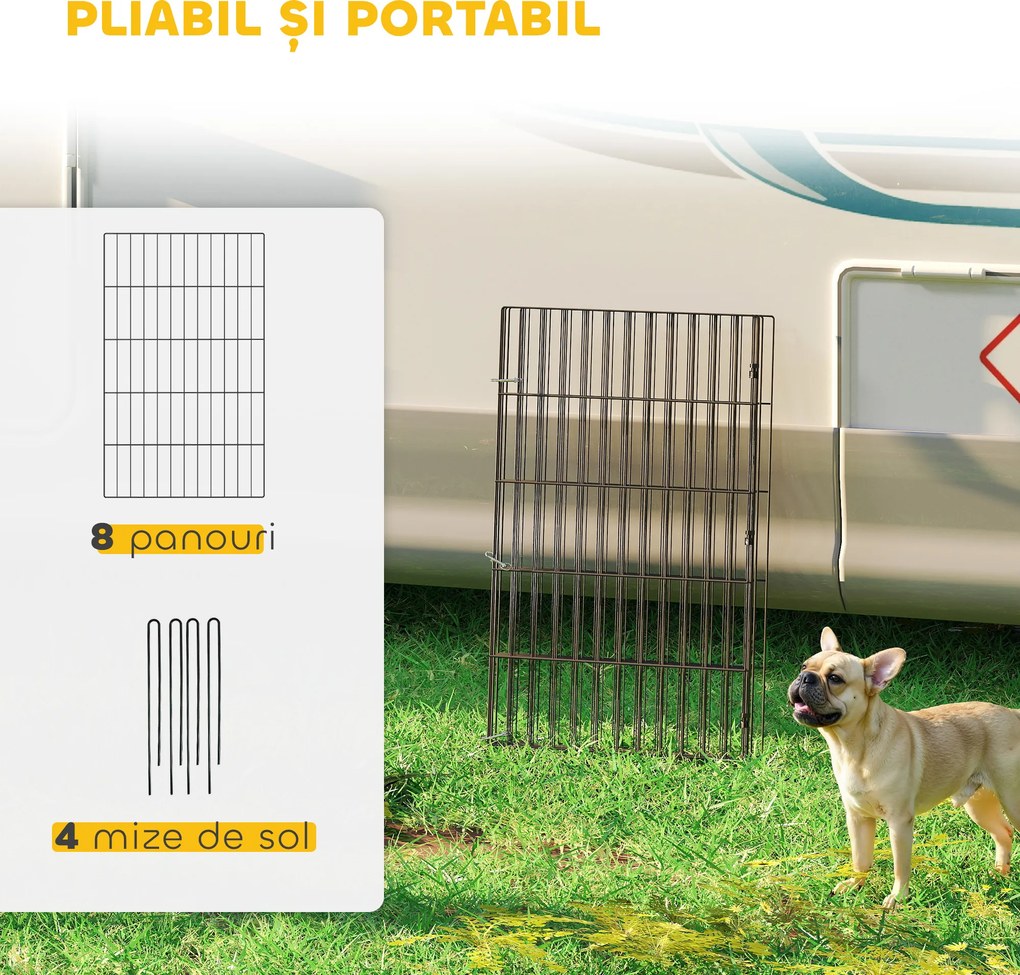 PawHut Țarc pentru pui de câine și spațiu de joacă pentru animale de companie | Aosom Romania