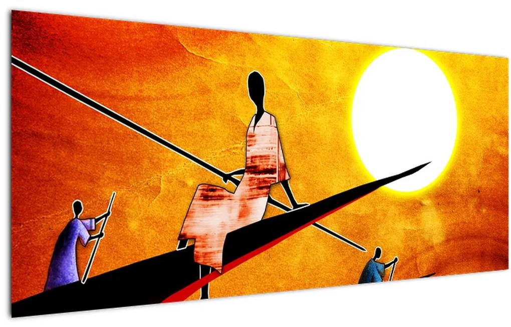 Tablou picturii epochale străveche (120x50 cm)