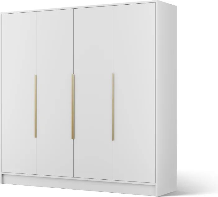 Dulap Palladio Hinged – 200x51x200 cm – Alb – Palladio 200 Hinged Dulap – Varianta 2