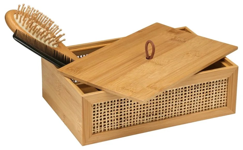 Organizator baie din bambus Wenko Allegre, 22 x 7 cm