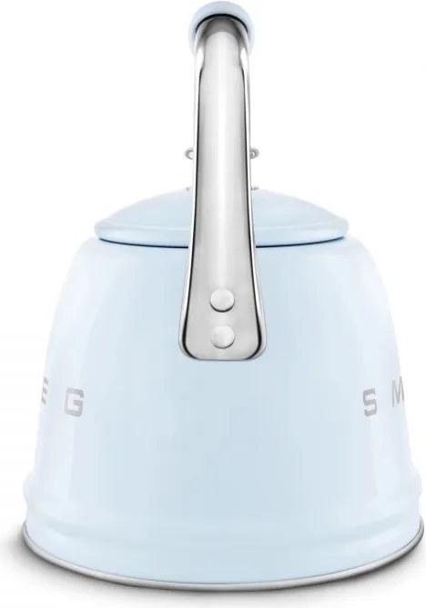 Ceainic cu fluier Smeg CKLW2001PB, 2,3 l, Inducție, Mâner care nu se încălzește, Oțel, Albastru pastel