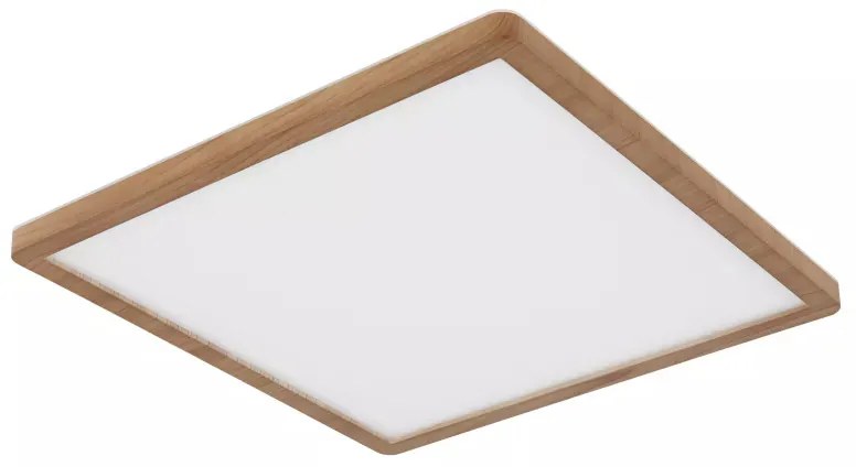 Plafoniera LED Sapana 41563-18WW, 18W, 1600lm, lumina calda, IP44, maro+alba, Globo Lighting