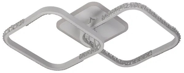 Lustră LED dimabilă aplicată LED/55W/230V 3000-6500K + telecomandă