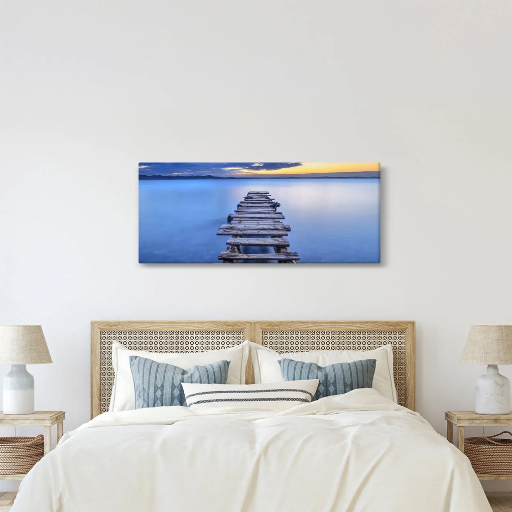 Tablou - Ponton, Zadar, Croația (120x50 cm)