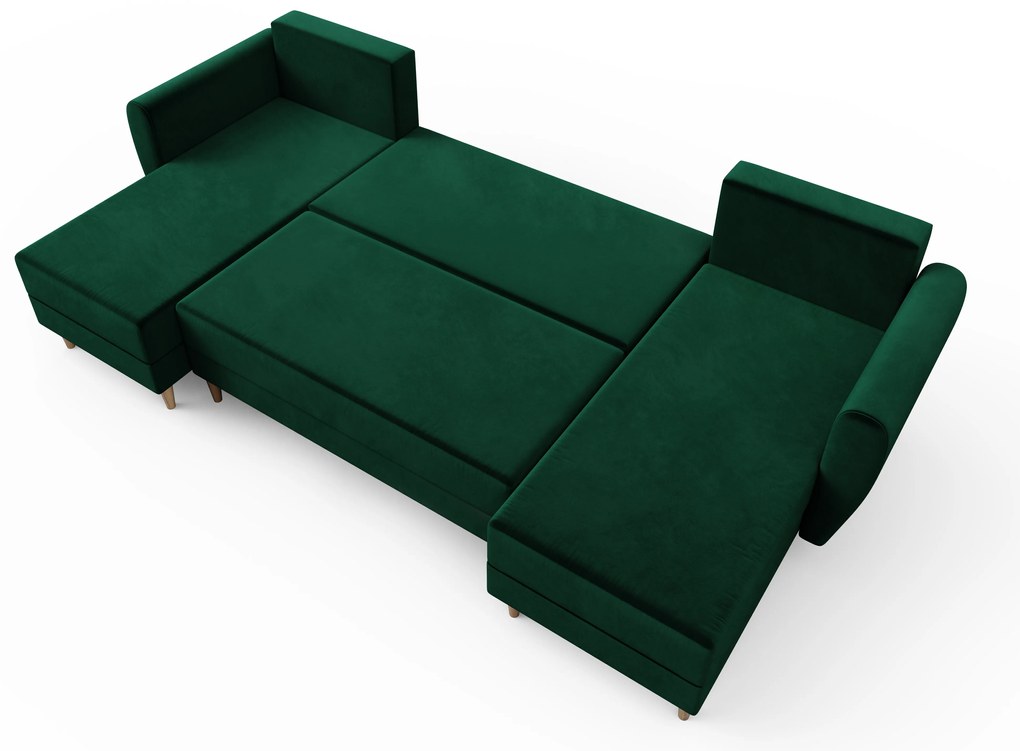 Colțar în formă de U Paladio (verde închis) (S). 1025659