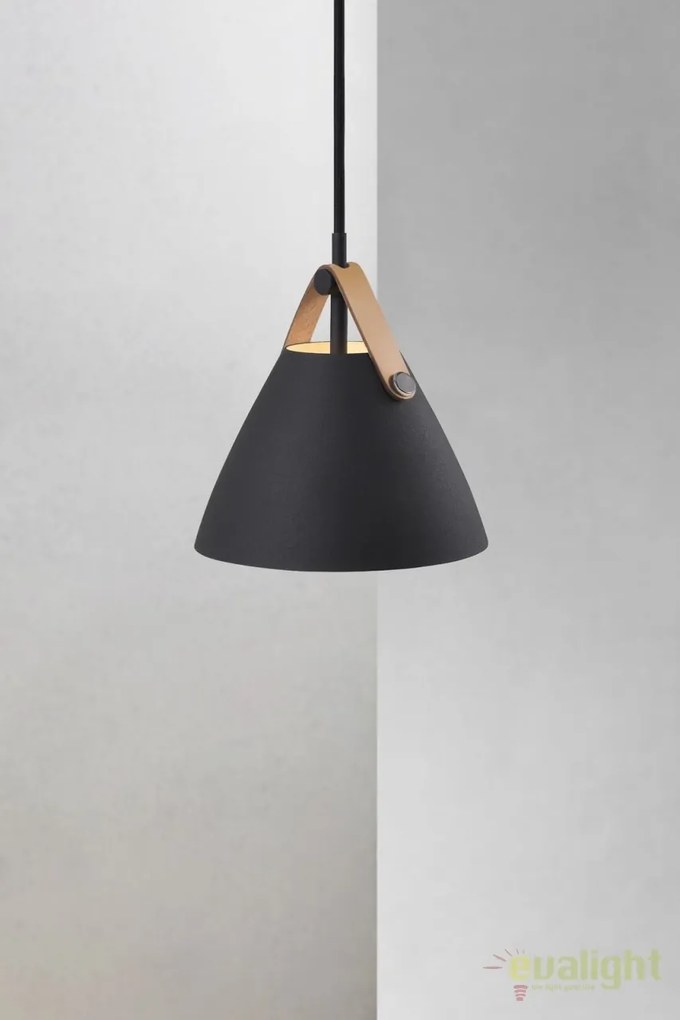 Pendul design nordic STRAP 16 negru 84303003 DFTP