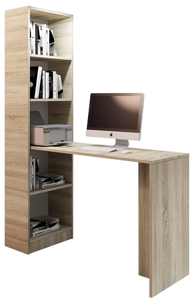 Masă de scris Nolan B1 (Alb) (iluminat LED). 1059793