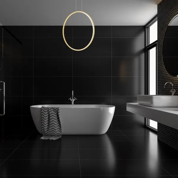 Lustr LED SATURNO 46W, 80 cm, IP44, auriu, cu cablu