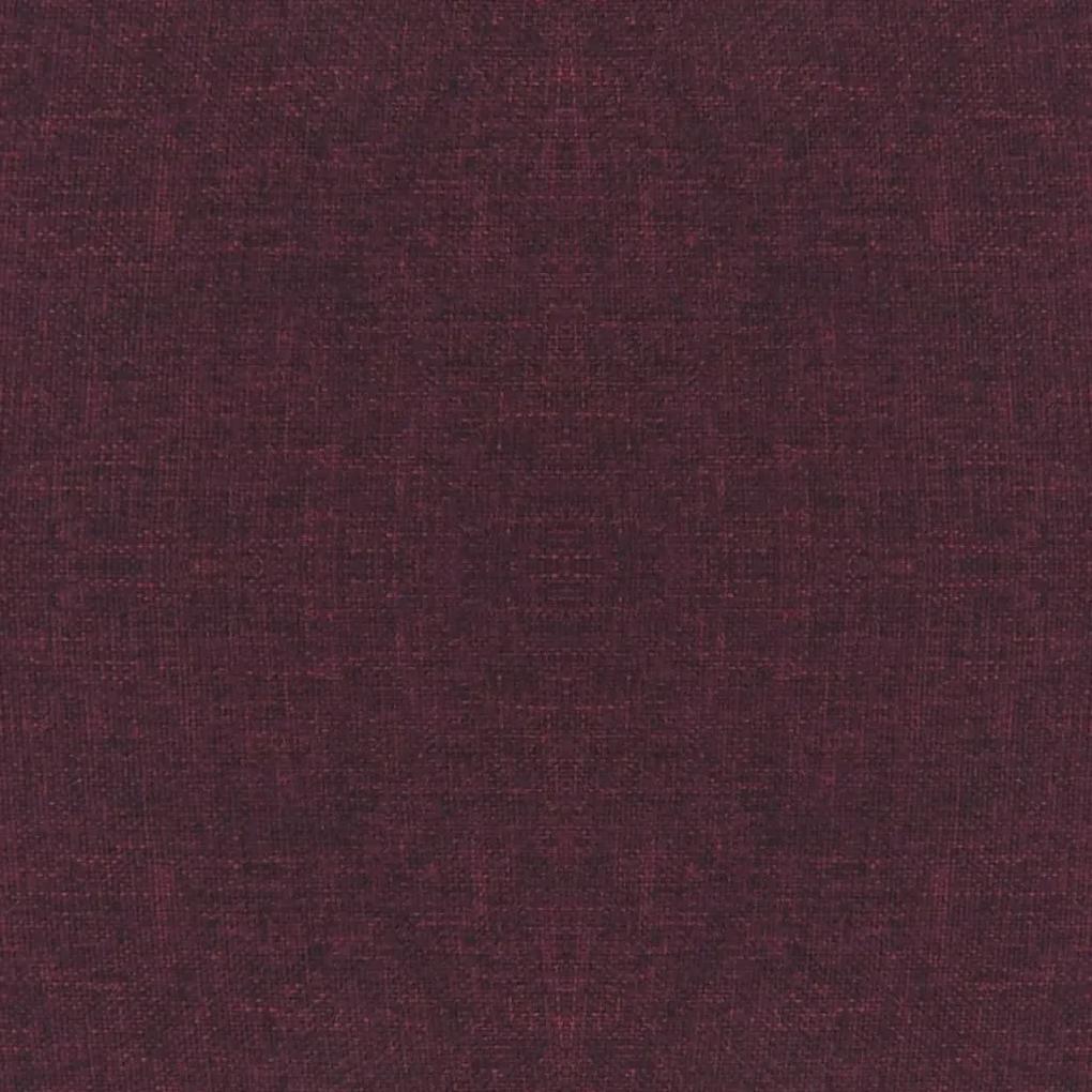 Scaune de bucatarie pivotante, 4 buc., violet, textil 4, Violet