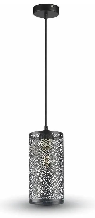 Lustră pe cablu 1xE27/60W/230V neagră