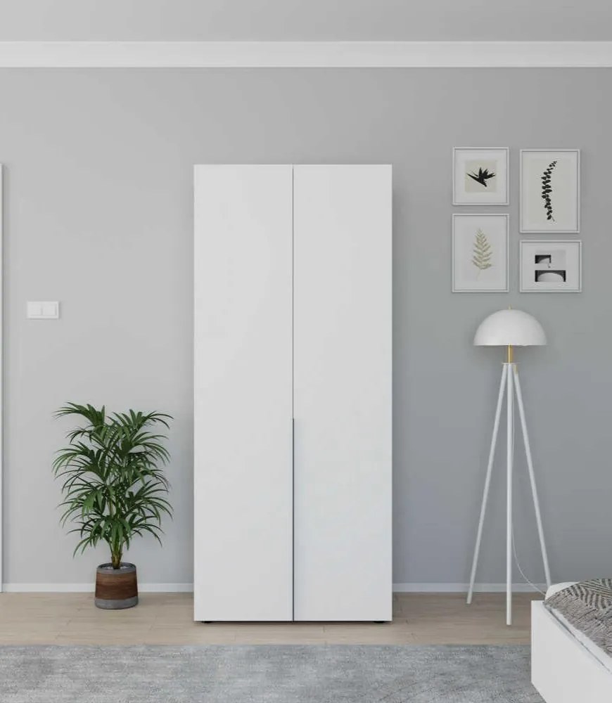 Dulap Haine Adore Oryana cu 5 rafturi si umeras, 90 x 210 x 62 cm