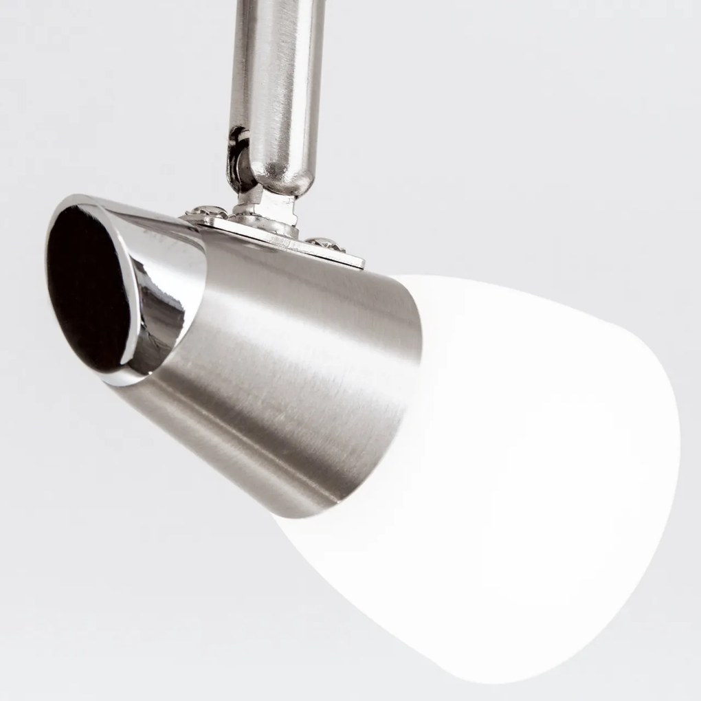 Plafoniera cu 4 spoturi directionabile Max crom satin